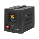 Zasilacz awaryjny UPS do podłączenia zewnętrznych akumulatorów  - 500W - POWER 800VA  - PEŁNY SINUS / FAZA / ZERO - RB-4002