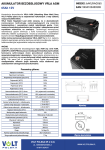 Akumulator AGM standard do UPS - AGM 65-12 12V 65Ah