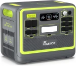 FOSSIBOT przenośna stacja zasilająca 2400W - Zasilacz awaryjny UPS - Elektrownia Fossibot F2400 - Wbudowany akumulator LiFePo4 2048Wh (odpowiednik 12V 200Ah)