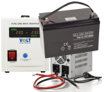 Zasilacz awaryjny UPS Sinus PRO800E 500W + akumulator AGM 100Ah - ZESTAW