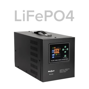 Zasilacz Awaryjny Rebel POWER-1500-LFP4 - przetwornica z czystym przebiegiem sinusoidalnym i funkcją ładowania 12V 230V 1500VA/1050W RB-4029