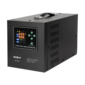 Zasilacz Awaryjny Rebel POWER-1500-LFP4 - przetwornica z czystym przebiegiem sinusoidalnym i funkcją ładowania 12V 230V 1500VA/1050W RB-4029