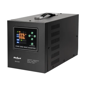 Zasilacz Awaryjny Rebel POWER-2000-LFP4 - przetwornica z czystym przebiegiem sinusoidalnym i funkcją ładowania 12V 230V 2000VA/1200W RB-4030