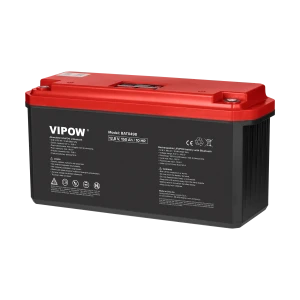 Akumulator żelowy LiFePO4 bluetooth 150Ah BMS  Marka: Vipow Kod produktu: BAT0498 Kod EAN: 5901890116480
